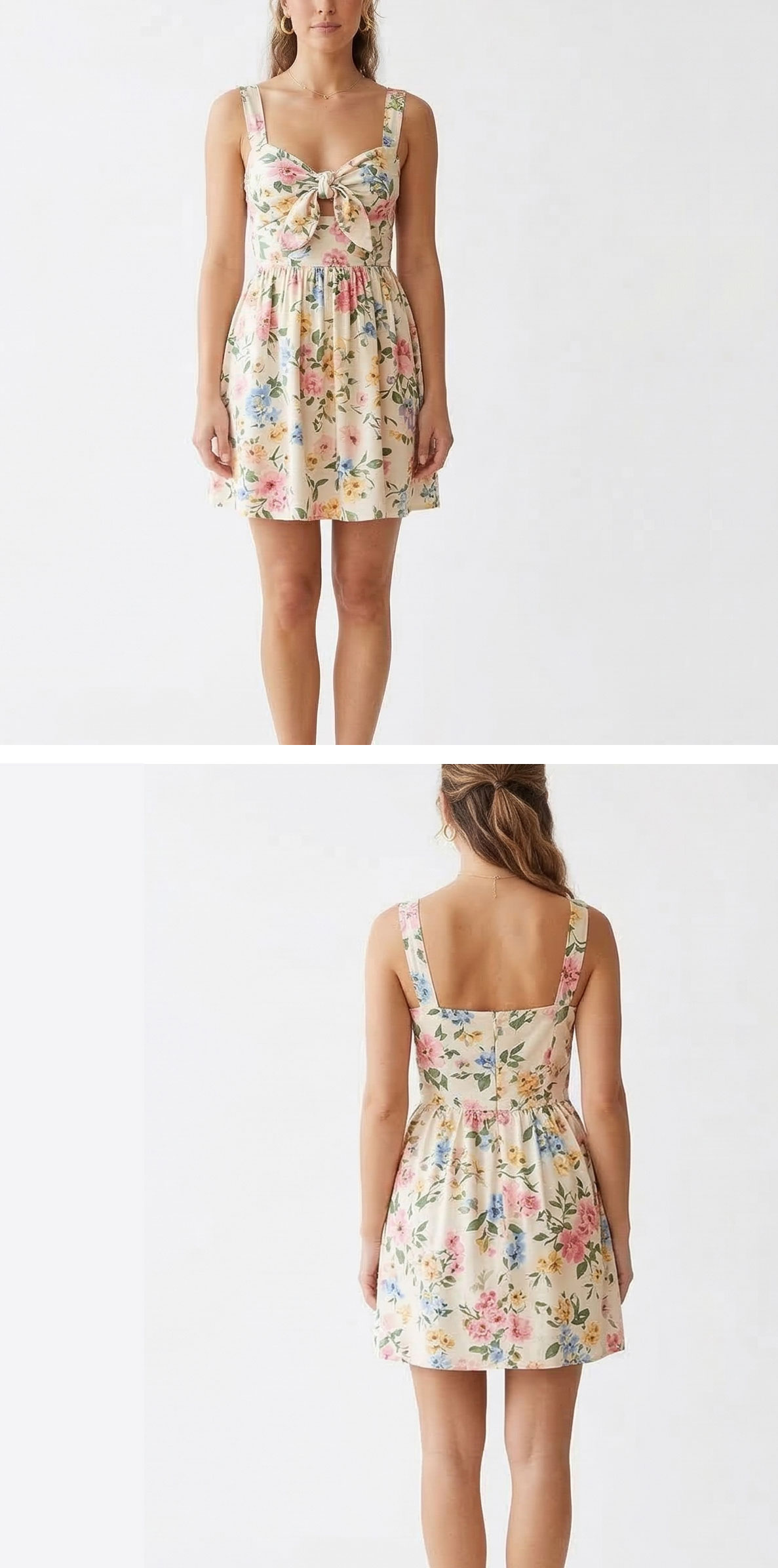 Blue sweatshirt garment flat lay used as apparel source for virtual try-on